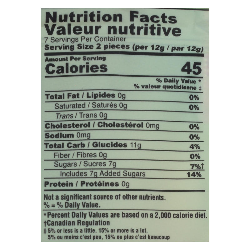 Ginger People - Gin Gins Chewy Ginger Candy - Original - Case Of 12 - 3 Oz. - GreatEagleInc