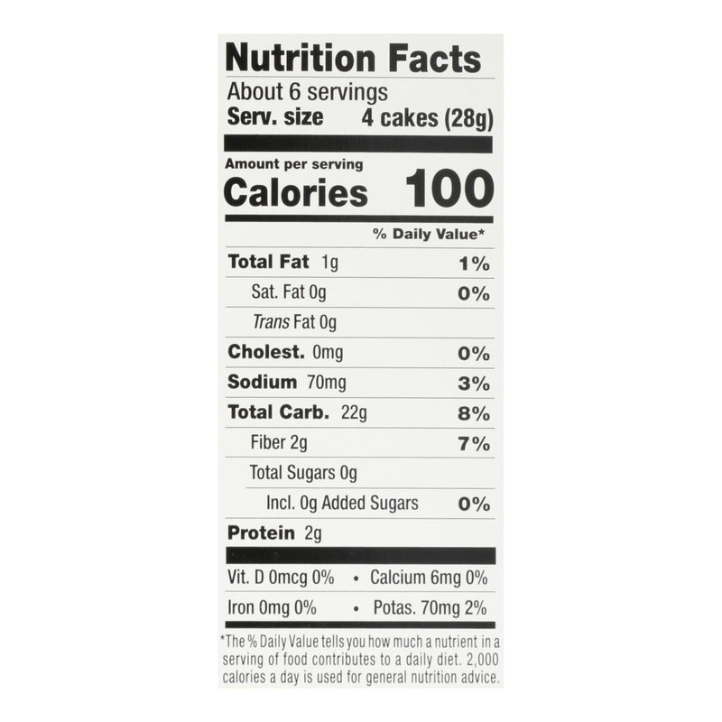 Lundberg Family Farms - Rice Ck Basil Thyme Thin - Case Of 6-6 Oz - GreatEagleInc