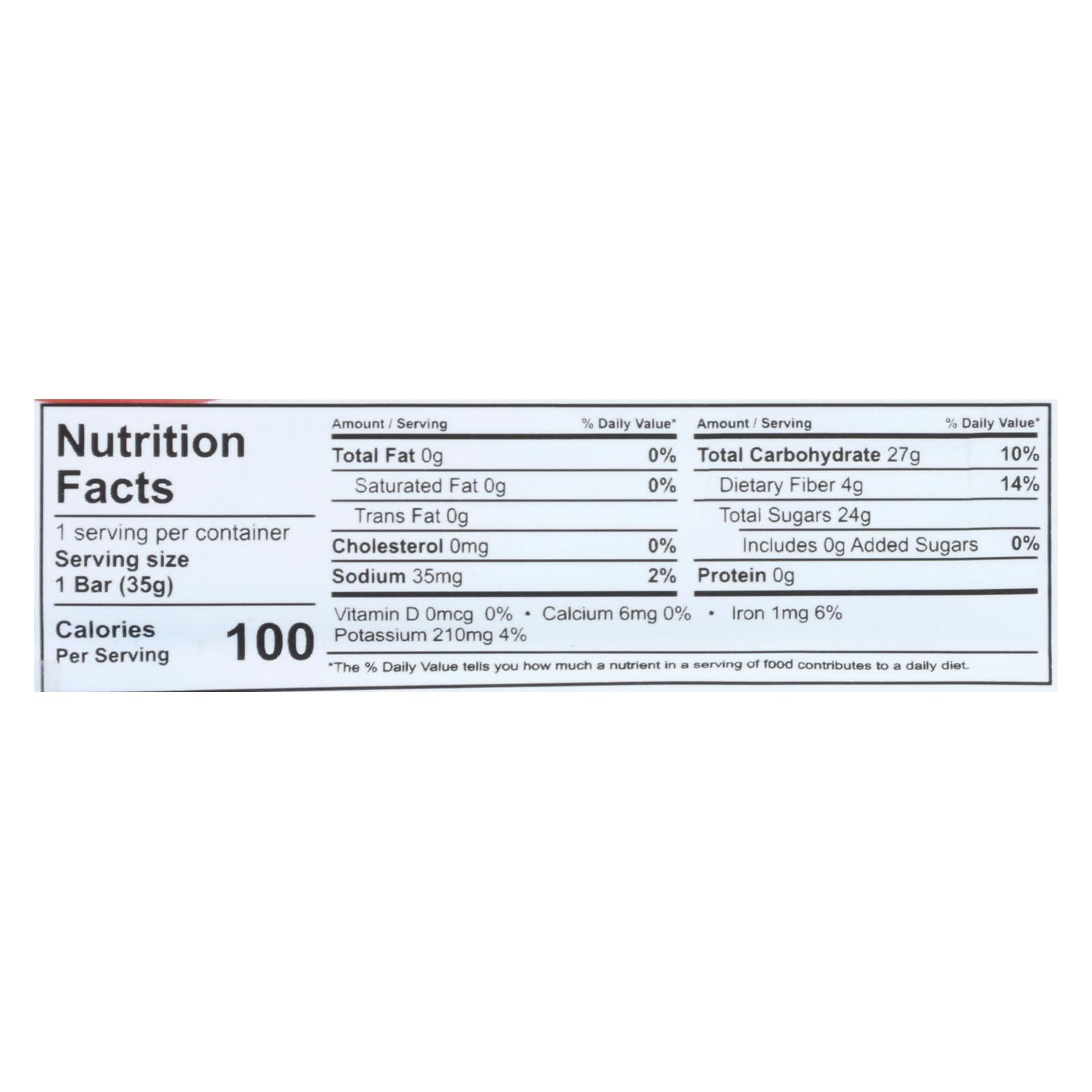 That's It Fruit Bar Zesty - Apple Cinnamon - Case Of 12 - 1.2 Oz. - GreatEagleInc