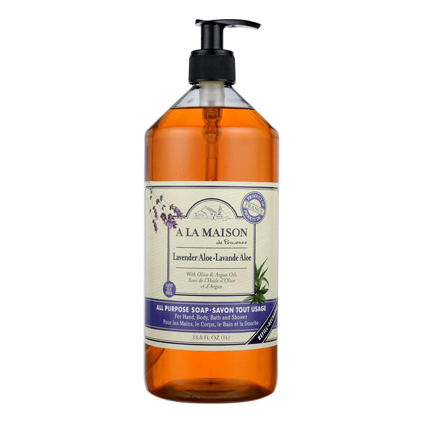 A La Maison - Liquid Hand Soap - Lavender Aloe - 33.8 Fl Oz. - GreatEagleInc