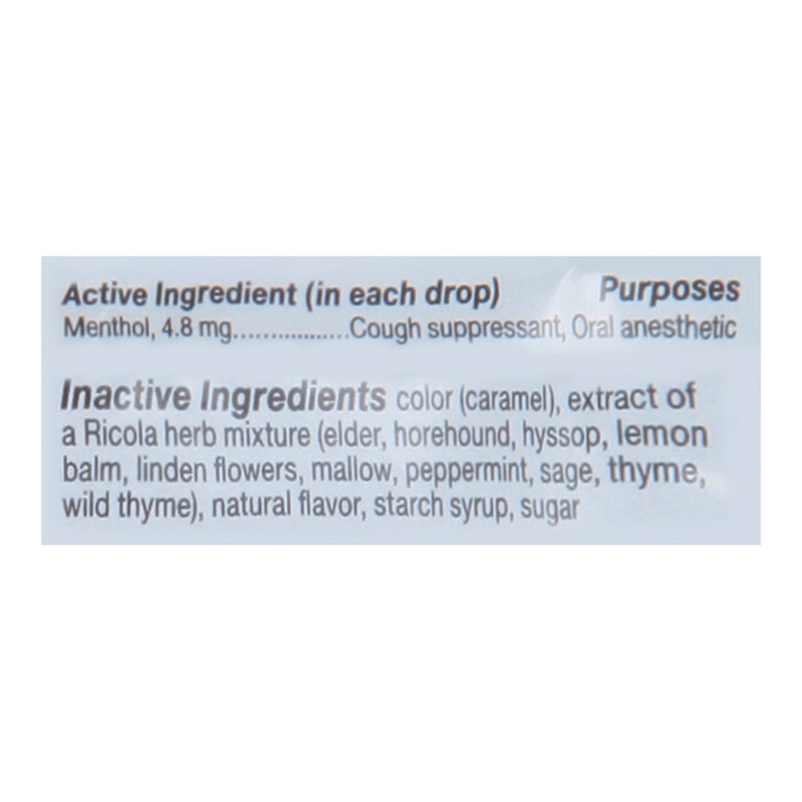 Ricola - Cough Drop Original Herb - Case Of 8-21 Ct - GreatEagleInc