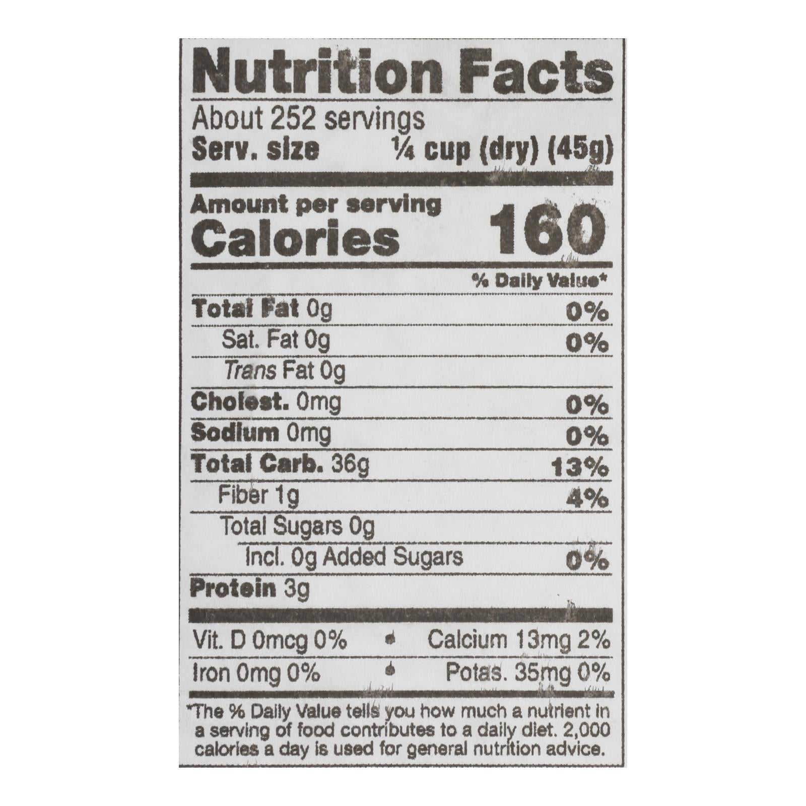 Lundberg Family Farms Ecofarmed Rice Jasmine White - Single Bulk Item - 25lb - GreatEagleInc