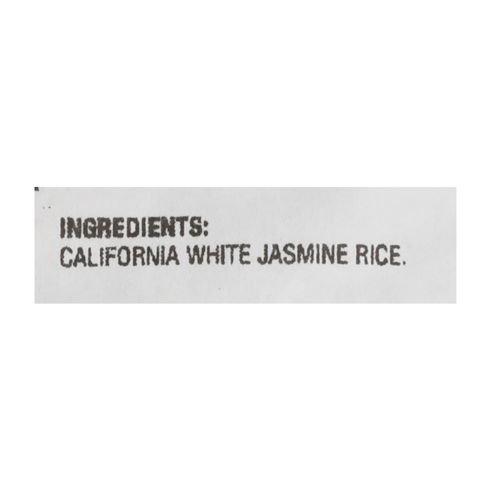 Lundberg Family Farms Ecofarmed Rice Jasmine White - Single Bulk Item - 25lb - GreatEagleInc