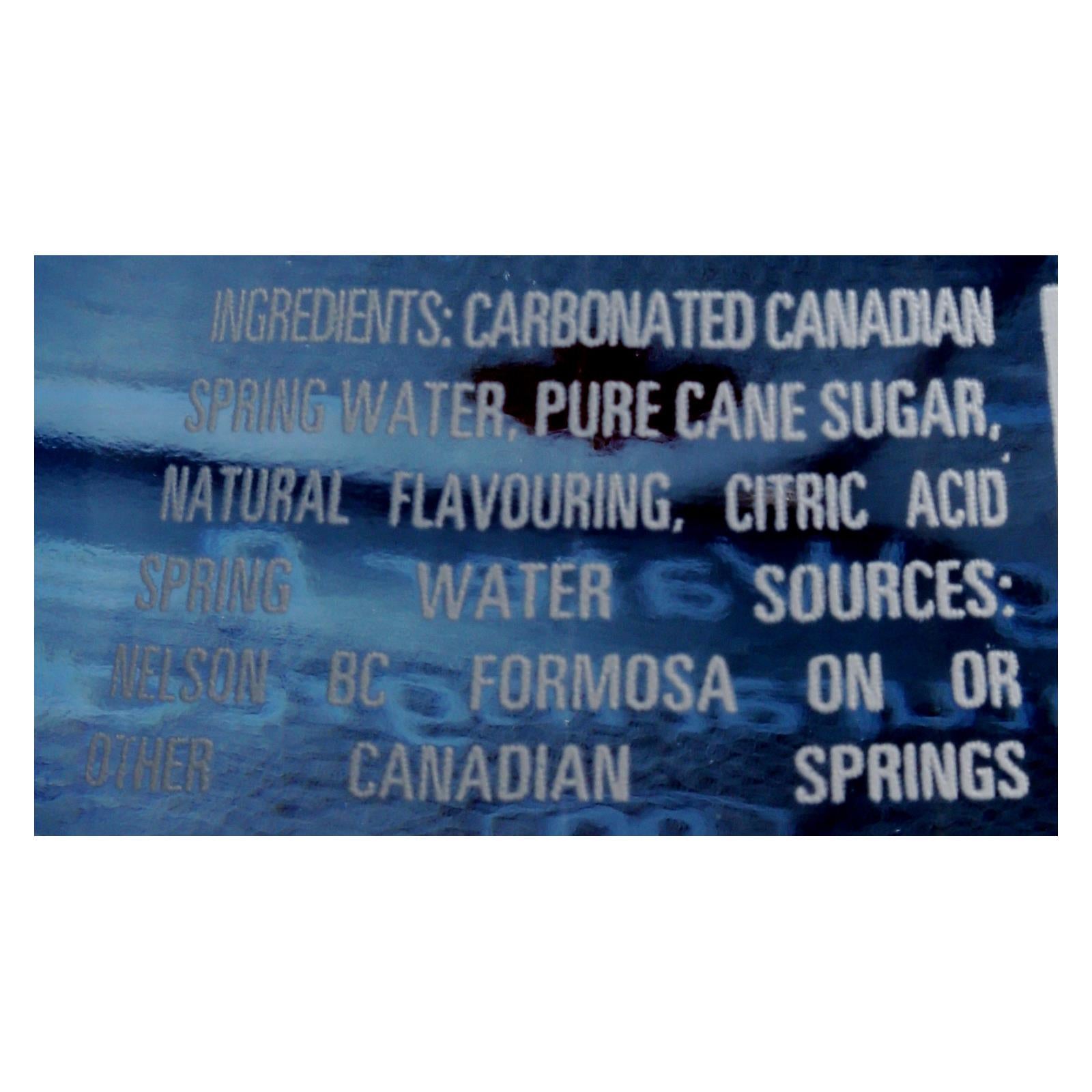 Clearly Canadian - Sparkling Water Cntry Raspbry - Case Of 12-11 Fz - GreatEagleInc