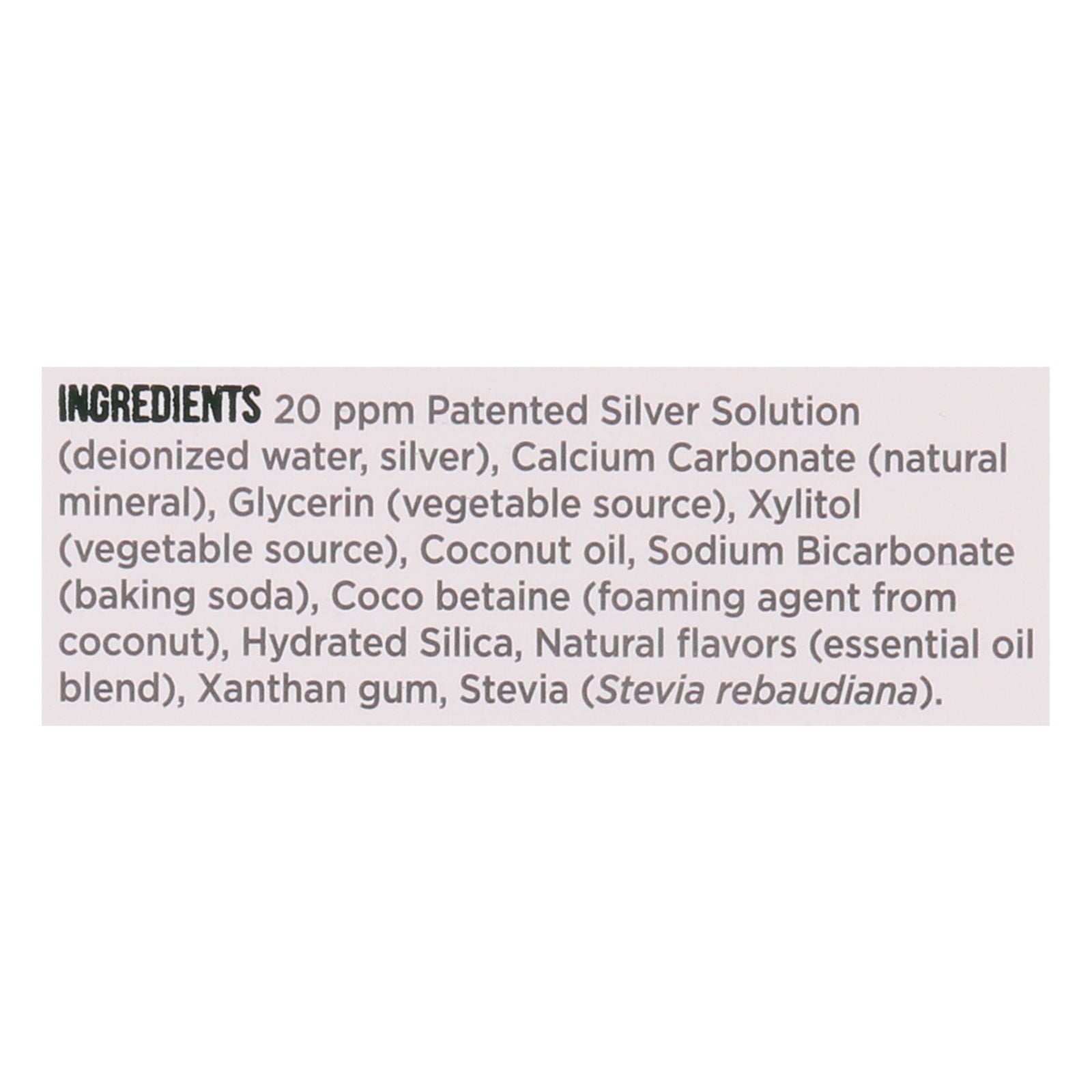 Silver Biotics - Toothpaste Winter Mint - 1 Each-4 Oz - GreatEagleInc