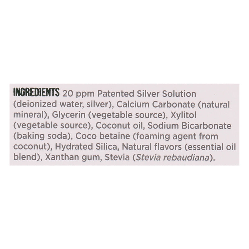 Silver Biotics - Toothpaste Winter Mint - 1 Each-4 Oz - GreatEagleInc