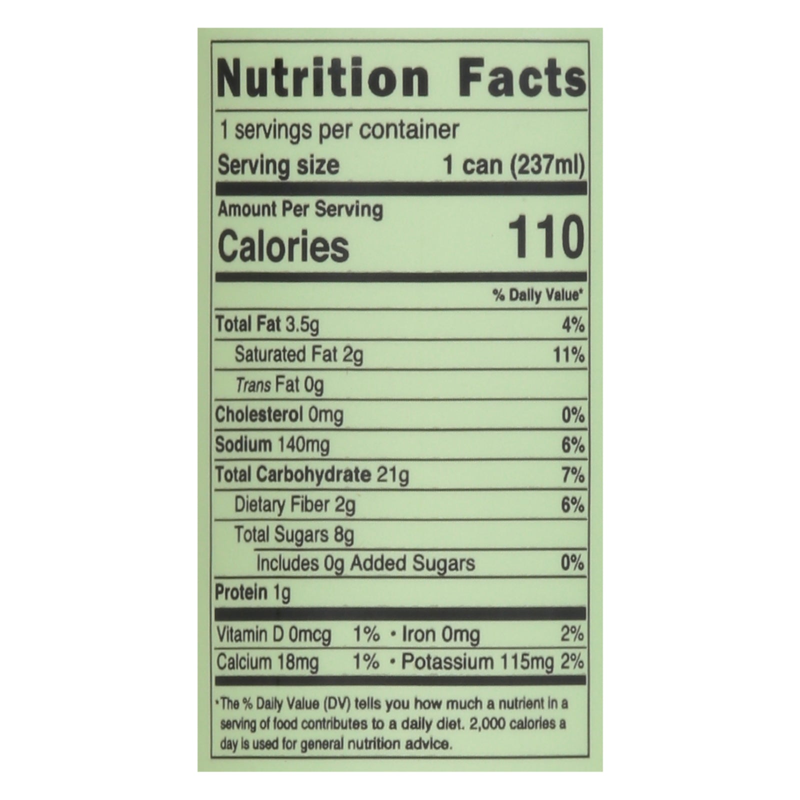 Pop & Bottle - Grn/tea Matcha Latte - Case Of 12-8 Fz - GreatEagleInc