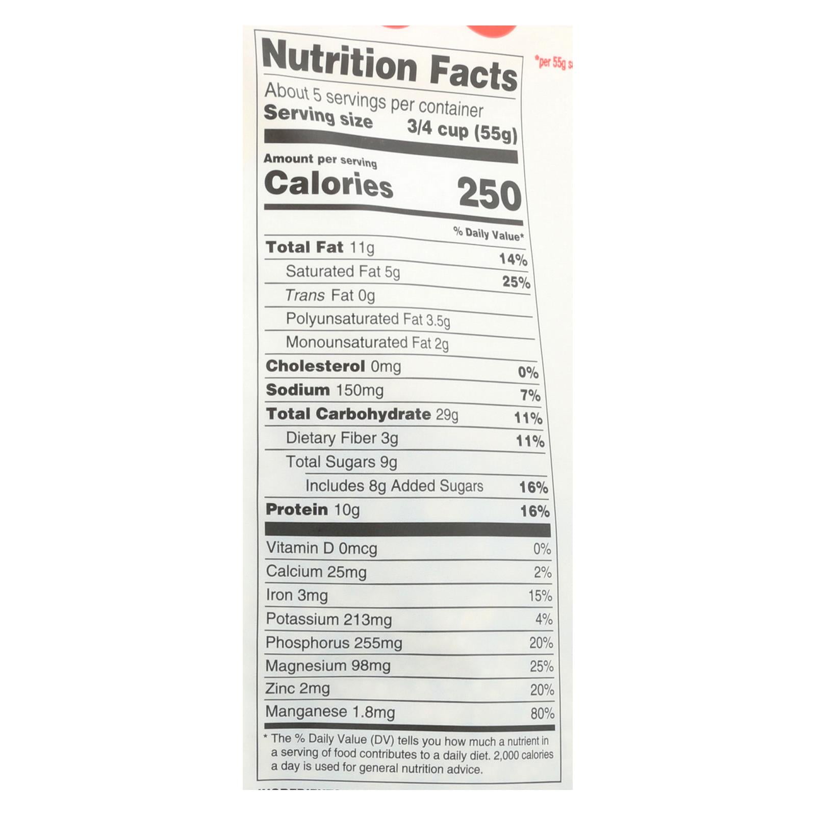 Manitoba Harvest - Granola Hemp Hny/oats - Case Of 6 - 10 Oz - GreatEagleInc