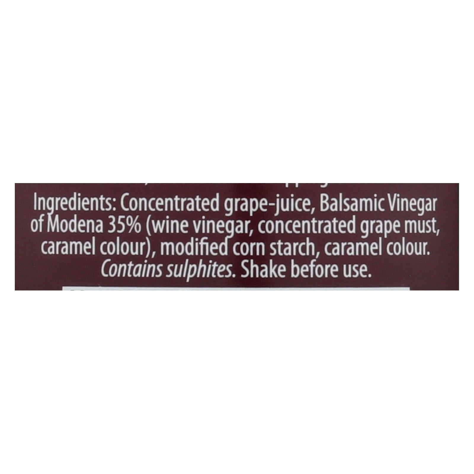 Monari Federzoni Glaze With Balsamic Vinegar Of Modena - Case Of 6 - 9.1 Fl Oz. - GreatEagleInc