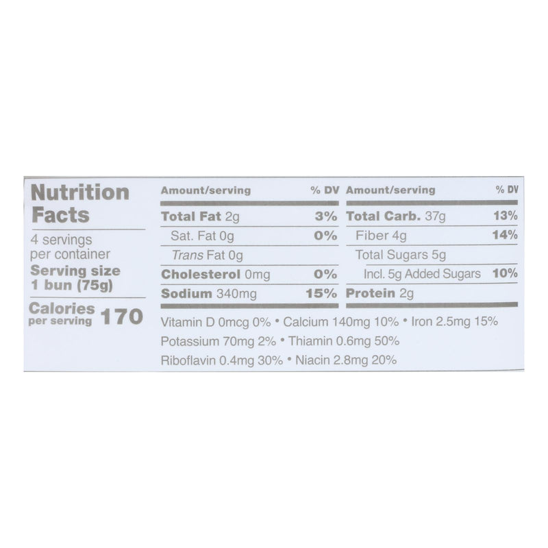 Schar - Rolls Hamburger Buns Gluten Free - Case Of 4-10.6 Oz - GreatEagleInc