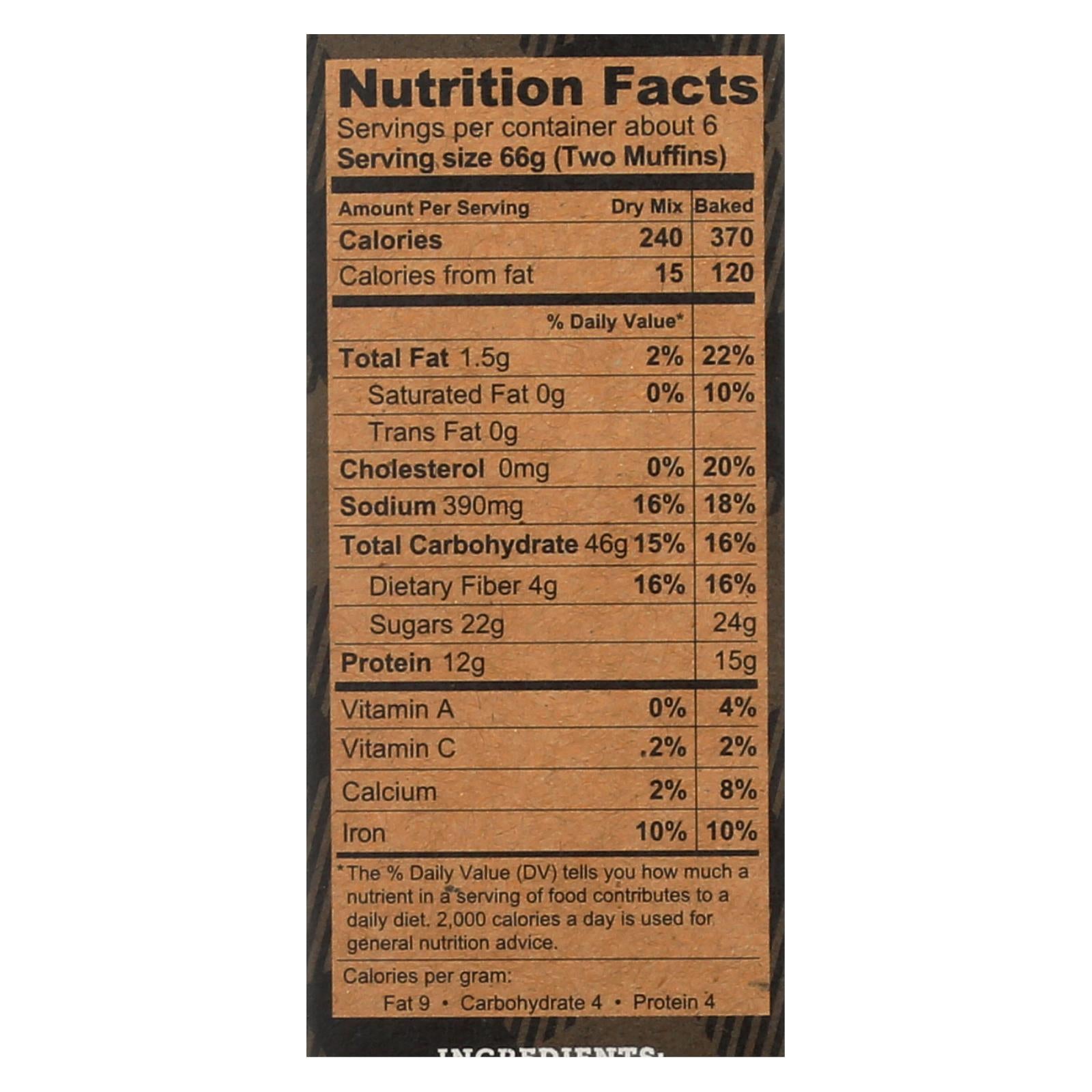 Kodiak Cakes Blueberry Protein-packed Muffin Mix - Case Of 6 - 14 Oz - Home & Garden
