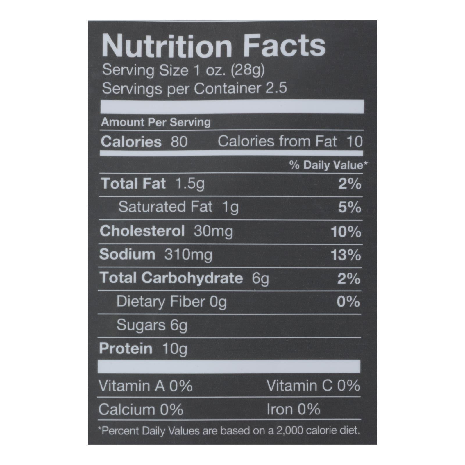 Chef's Cut Jerky - Real Chicken Jerky Honey Barbecue - Case Of 8 - 2.5 Oz. - GreatEagleInc