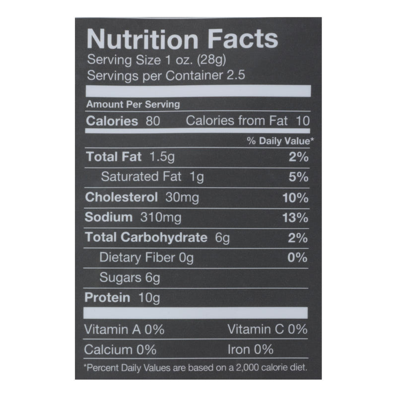 Chef's Cut Jerky - Real Chicken Jerky Honey Barbecue - Case Of 8 - 2.5 Oz. - GreatEagleInc