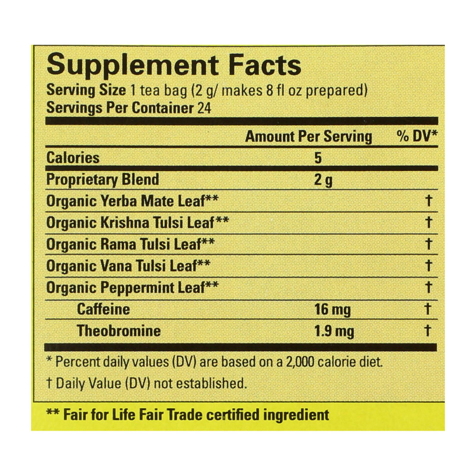 Ecoteas Holy Mate! Tea Bags  - Case Of 6 - 24 Bag - GreatEagleInc