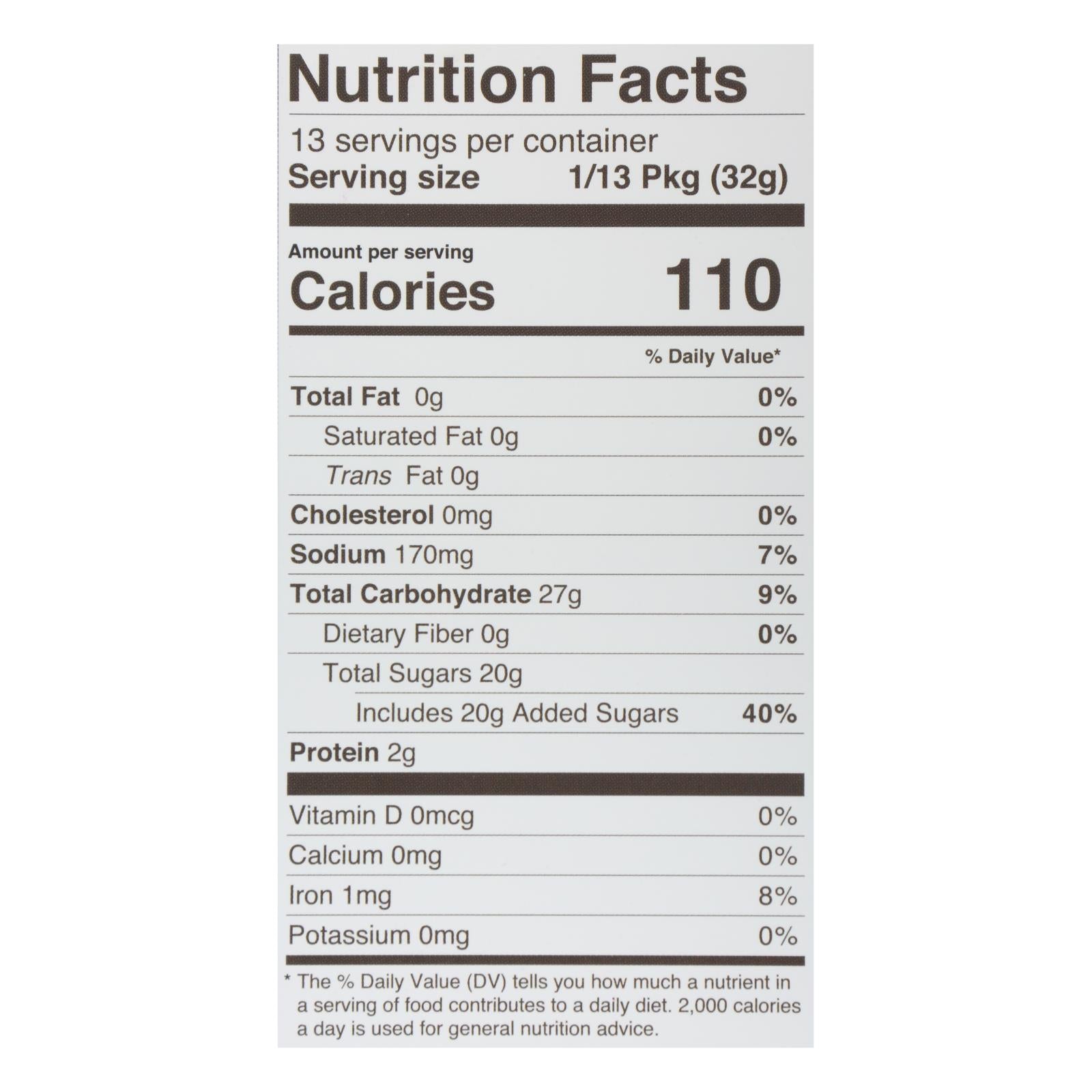 Miss Jones Baking Mix - Brownie - Case Of 6 - 14.67 Oz. - GreatEagleInc