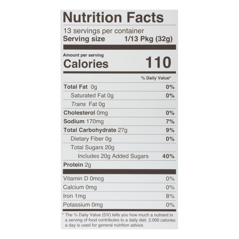 Miss Jones Baking Mix - Brownie - Case Of 6 - 14.67 Oz. - GreatEagleInc