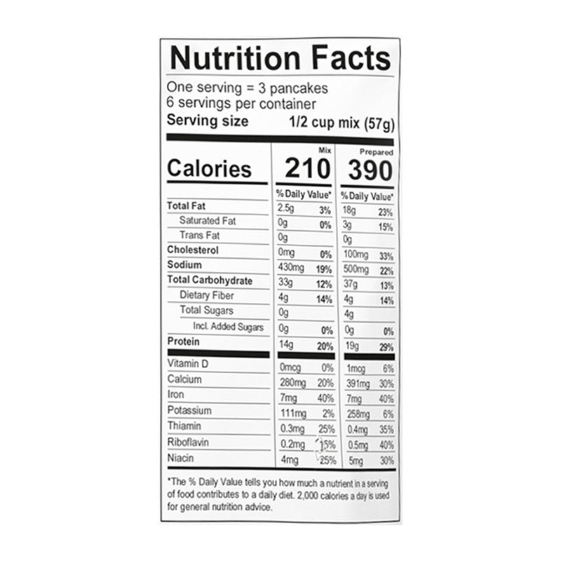 King Arthur Baking Company - Mix Pncake Protein Gluten Free - Case Of 6-12 Oz - GreatEagleInc