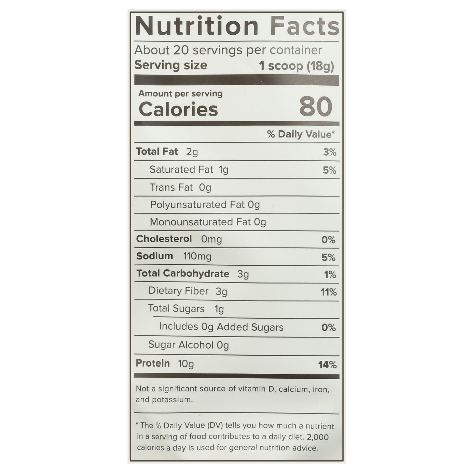 Truvani - Protein Powder Greens - 1 Each-12.59 Oz - GreatEagleInc