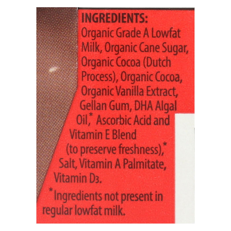 Horizon Organic Dairy - Milk Chocolate 1% Dha Asep - 1 Each-12/8 Oz - GreatEagleInc