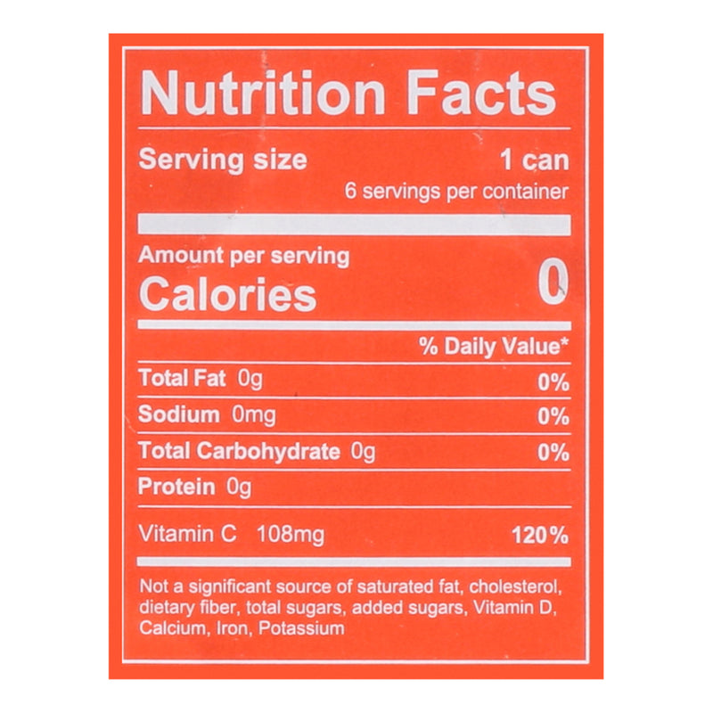 Hop Water - Hop Water Spk Bld Orng 6pk - Case Of 4-6/12 Fz - GreatEagleInc