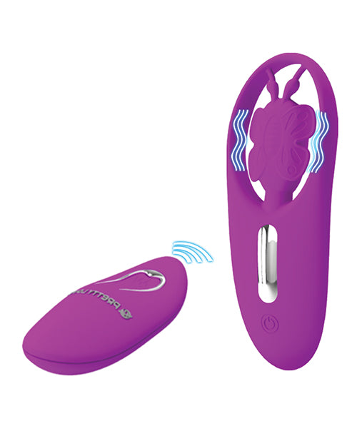 Pretty Love Dancing Butterfly Panty Vibe W/free Panty - Fuchsia - GreatEagleInc