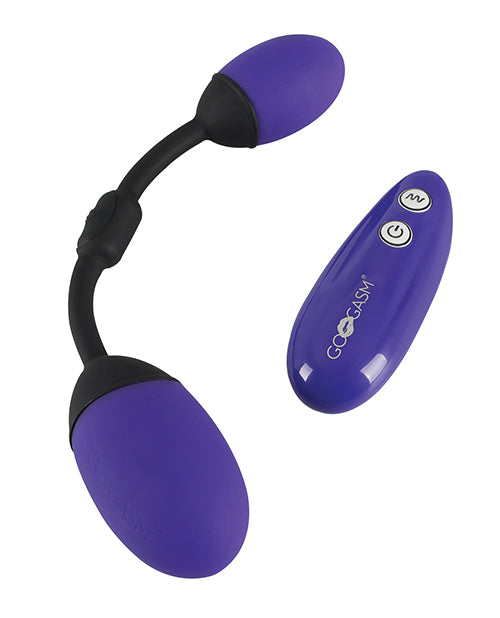 Gogasm Vibrating Pussy & Ass Balls - Purple - GreatEagleInc