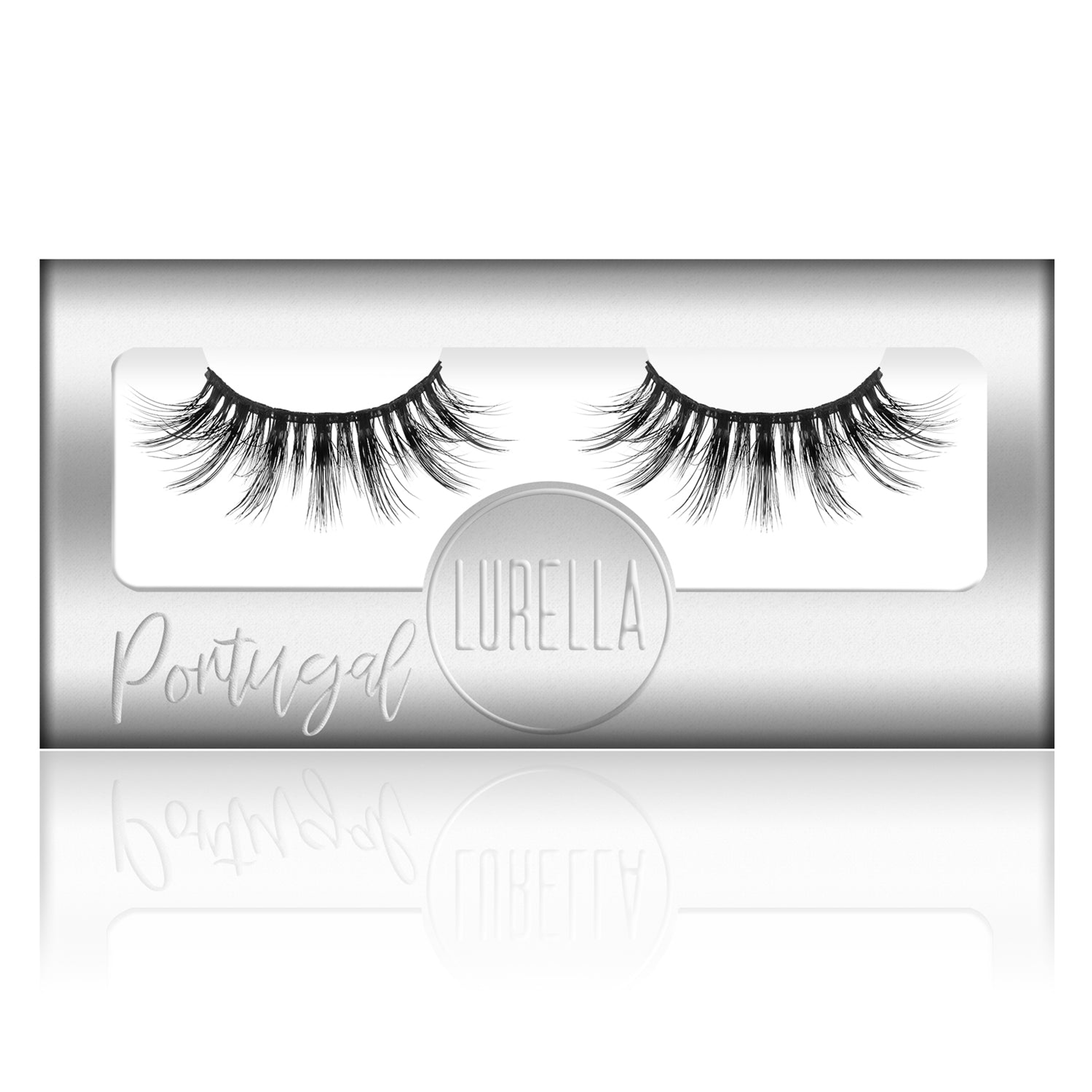 Lurvella false eyelashes pack with two long black lash styles
