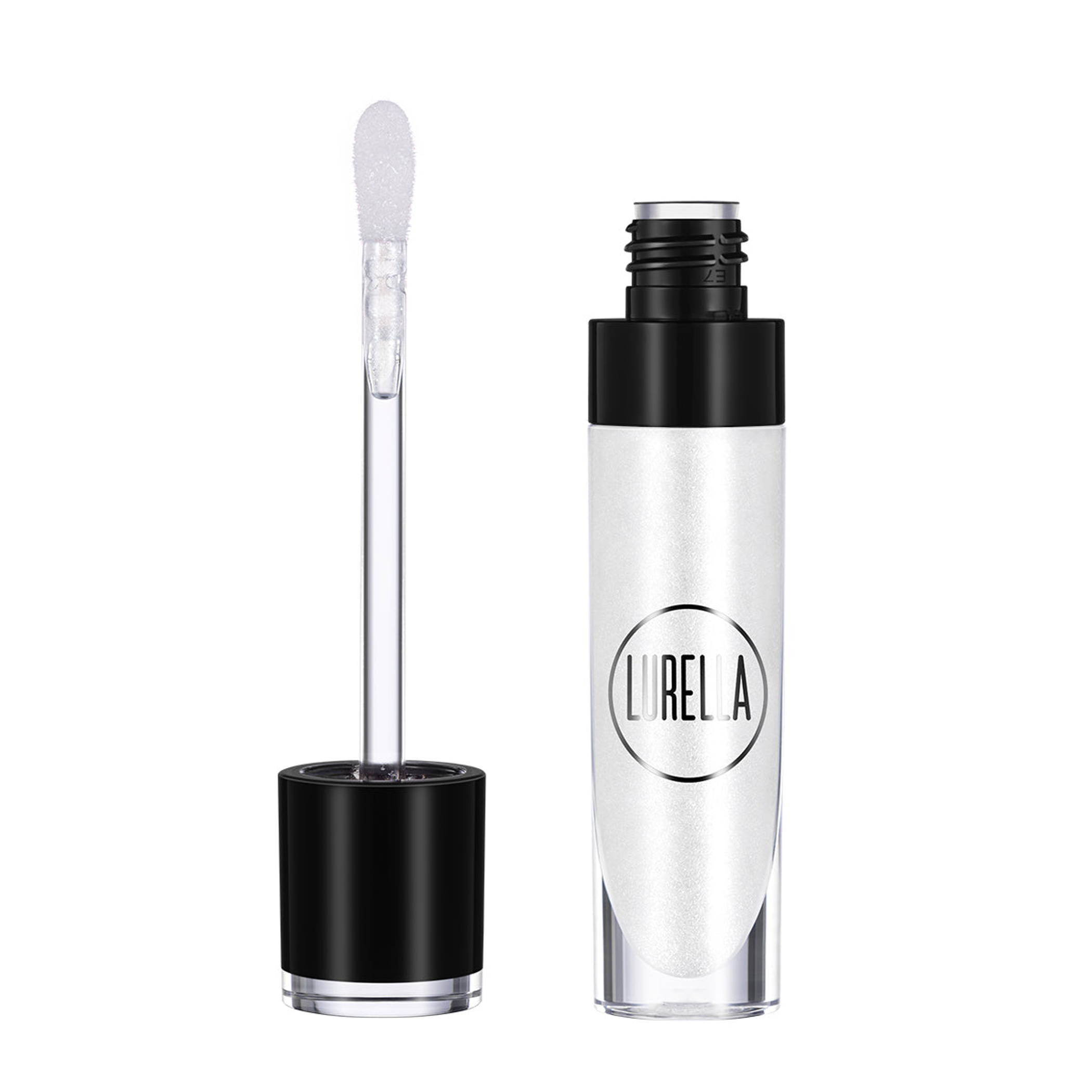 Ultra Gloss - As If lip gloss with doe-foot applicator and silver-black tube