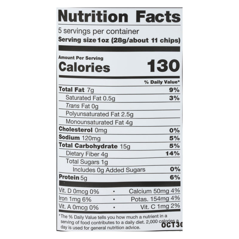 Beanitos - Black Bean Chips - Sea Salt - Case Of 6 - 5 Oz. - GreatEagleInc