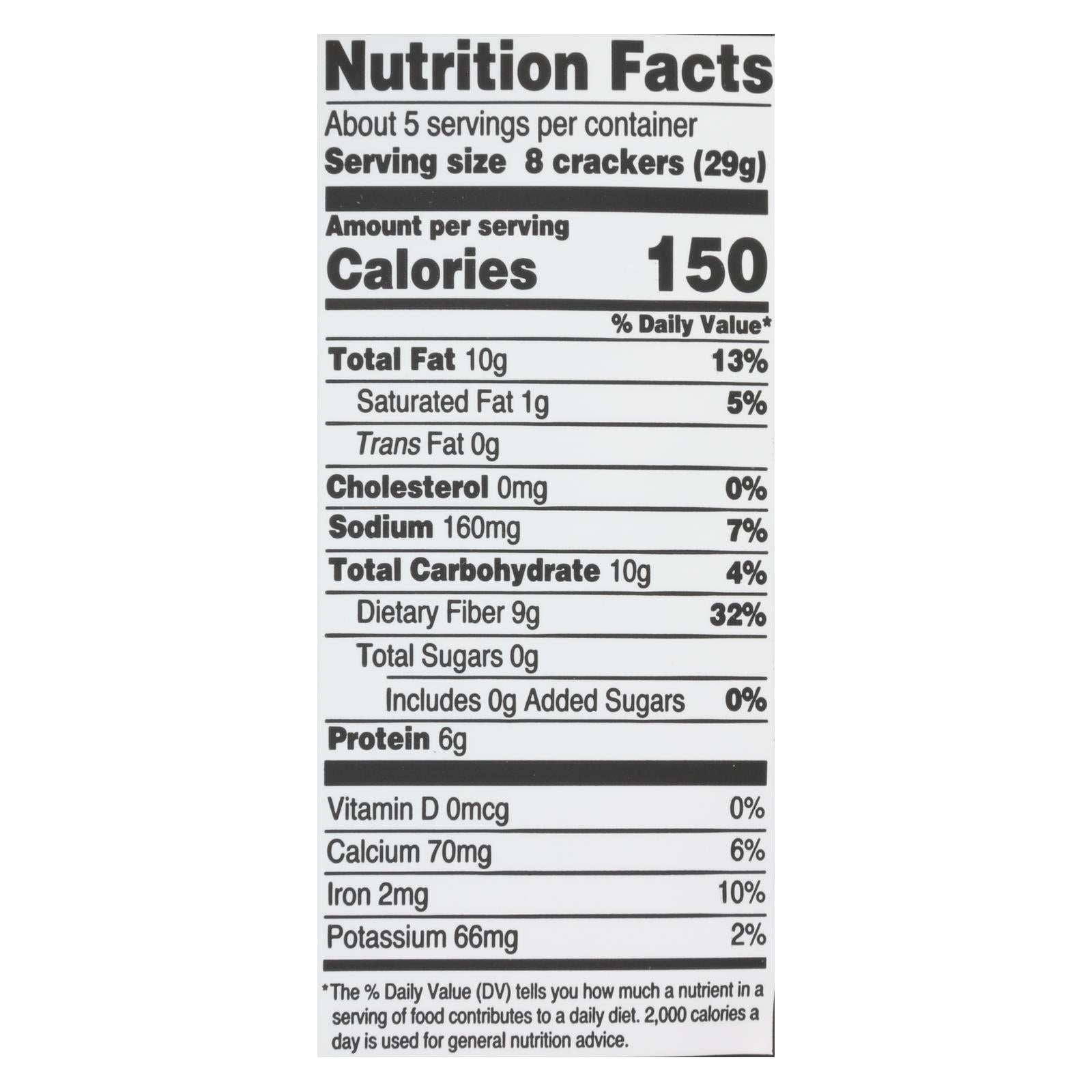 Doctor In The Kitchen - Organic Flax Seed Crackers - Rosemary - Case Of 6 - 5 Oz. - GreatEagleInc