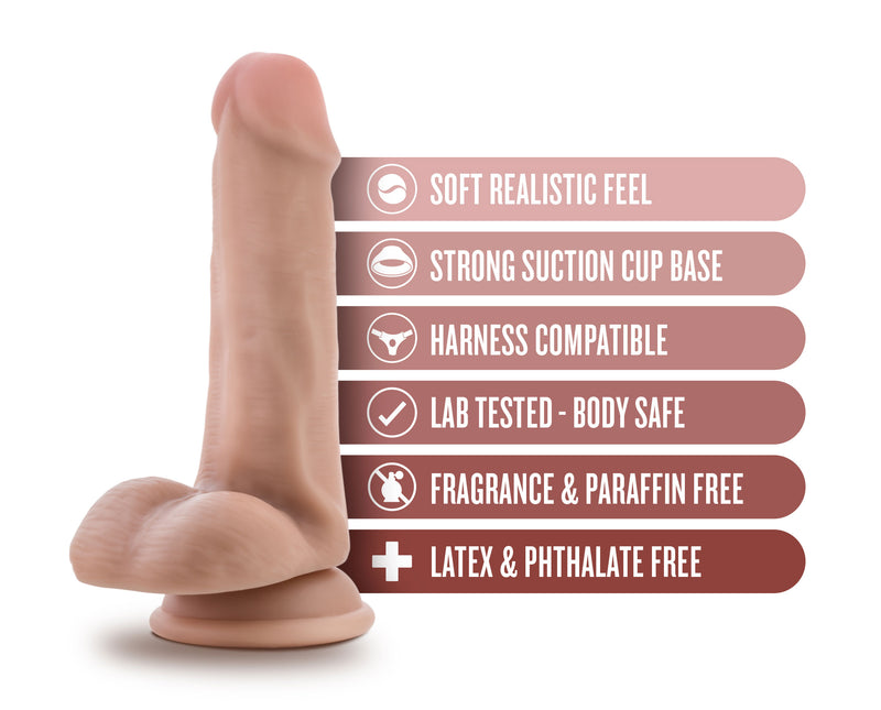 Dr. Skin - Dr. Jeffrey - 6.5 Inch Dildo With Balls - GreatEagleInc