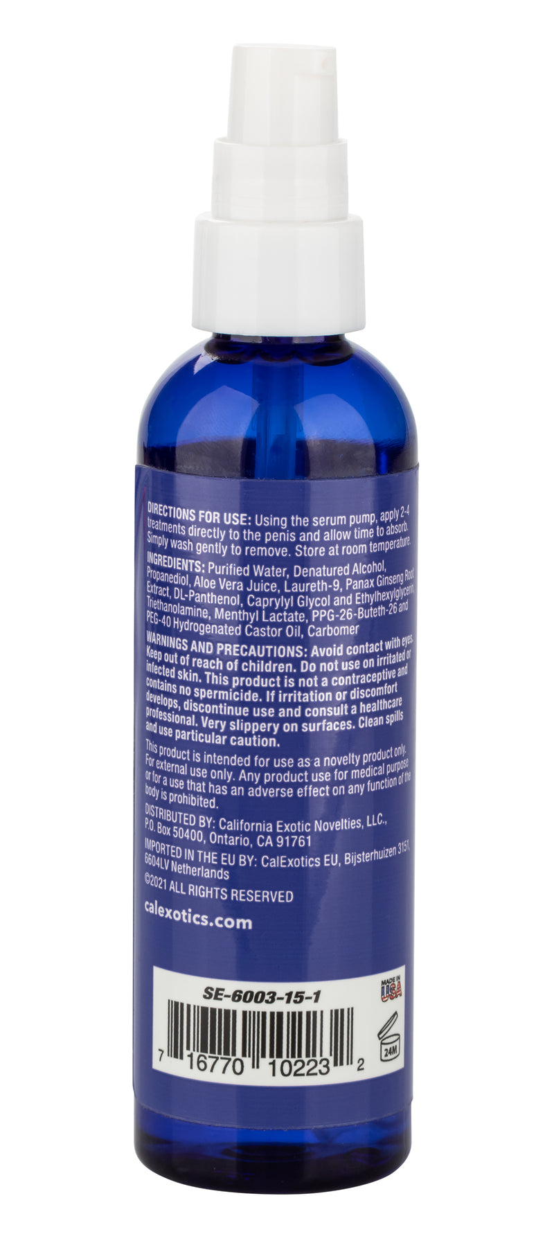 Admiral Erect Sta-Hard Serum -  4 Fl. Oz. - GreatEagleInc