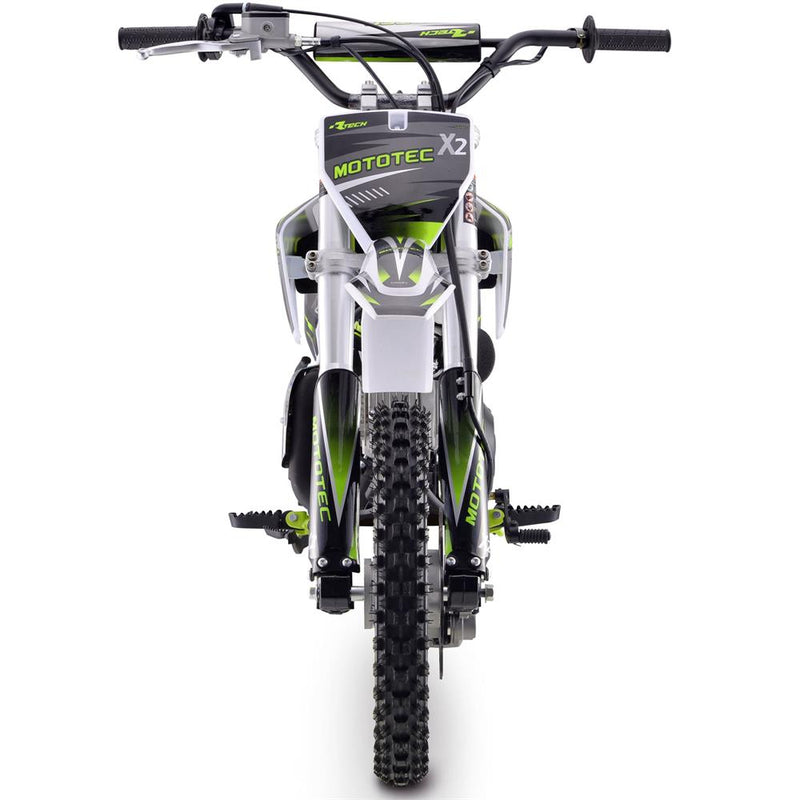 Mototec X2 110cc 4-stroke Gas Dirt Bike Green