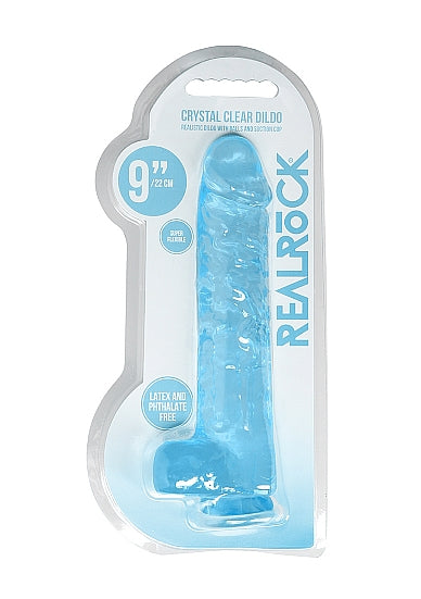 Realrock 9in Realistic Dildo W/ Balls - GreatEagleInc