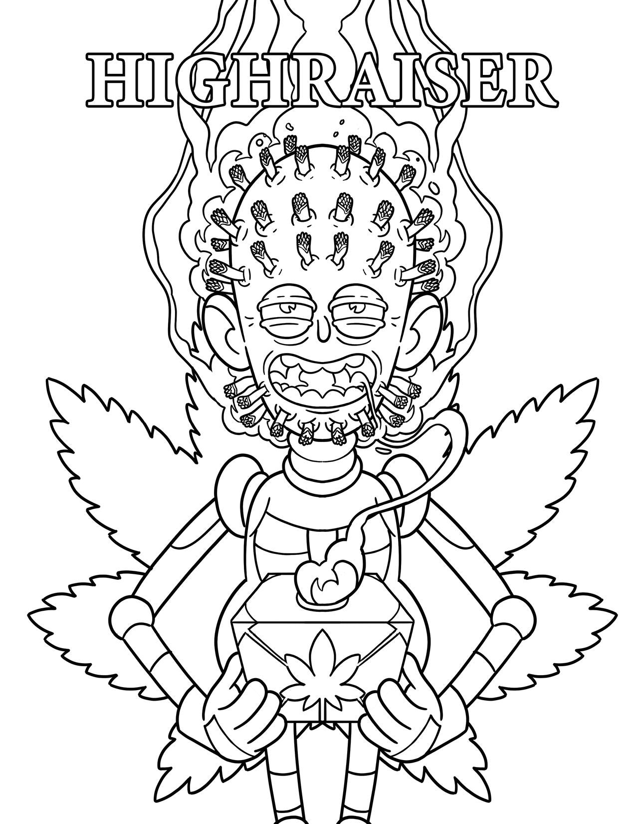 Killer Buds Coloring Book - GreatEagleInc