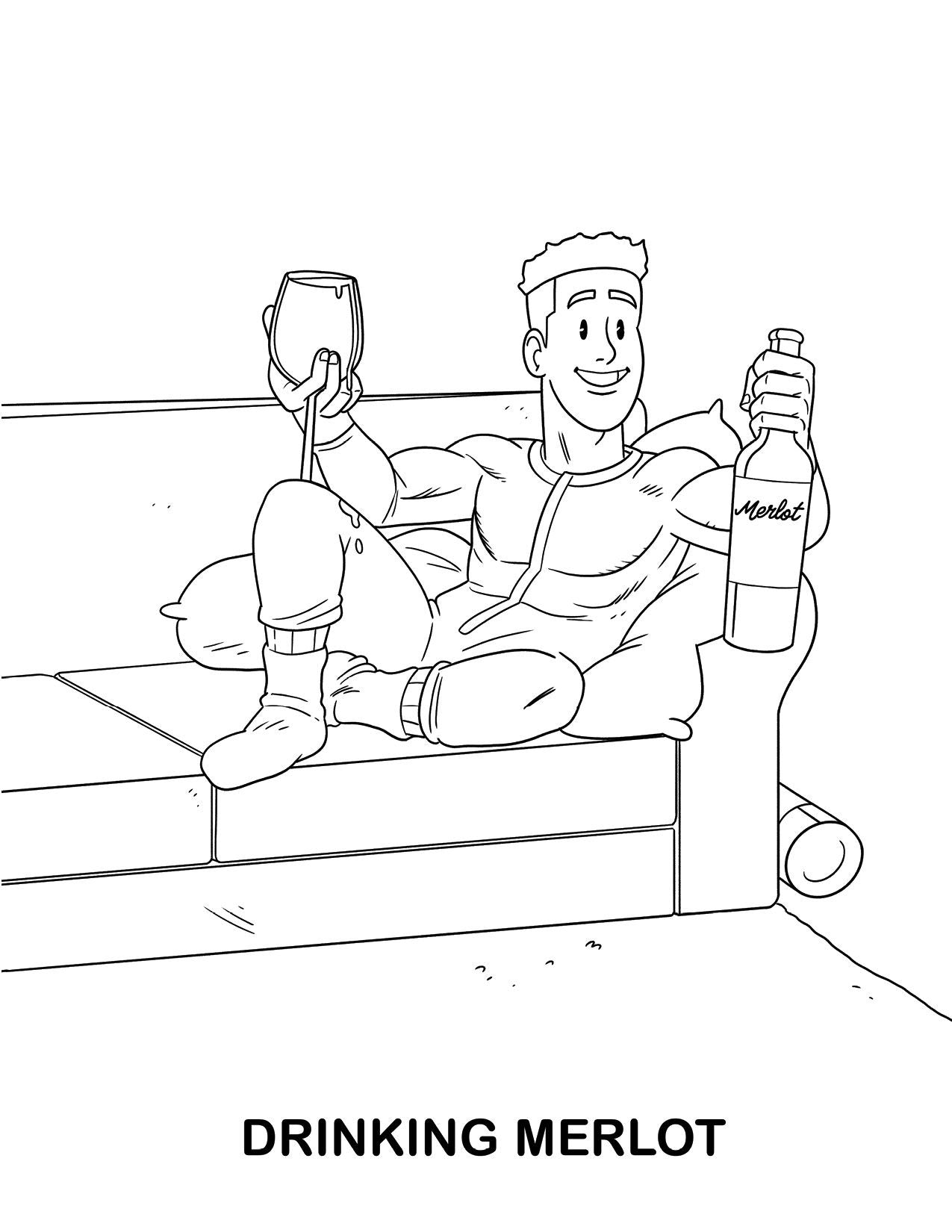 Adults Doing Adult Shit Coloring Book - GreatEagleInc