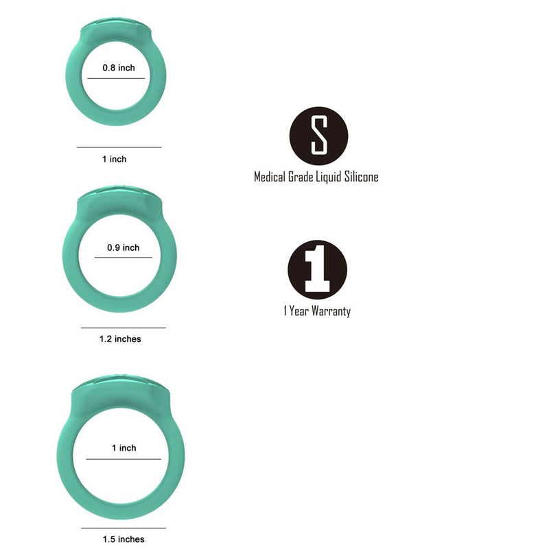 Hazey Silicone Pot Leaf 3 Ring Set - GreatEagleInc