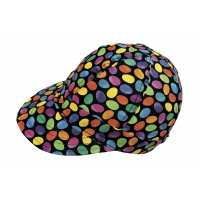 Kromer jelly bean style welder cap with multicolor bean pattern