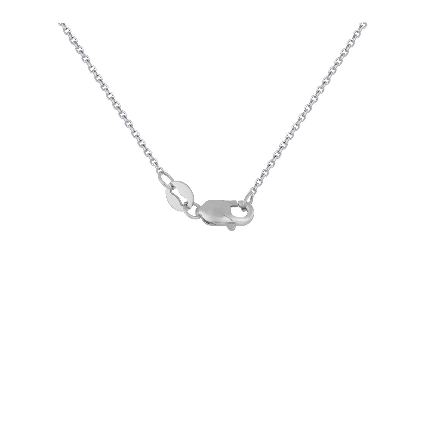 Diamond Arrow Style Pendant in 14k White Gold (1/10 cttw) - 16" - Jewelry