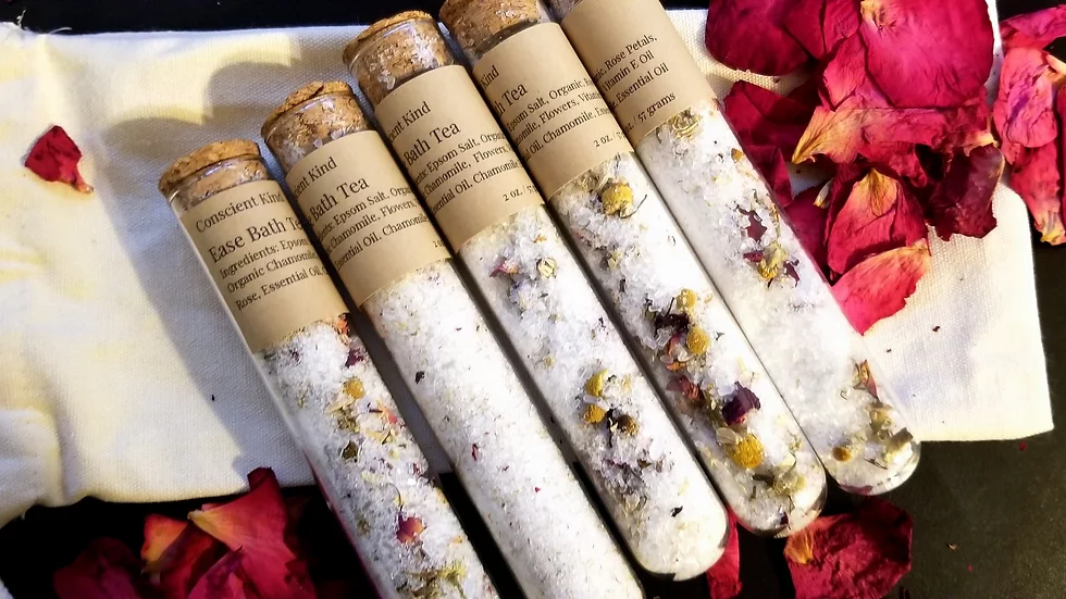 Ease: Epsom Salt Floral Bath Tea - 1 / 2 oz - Home Decor