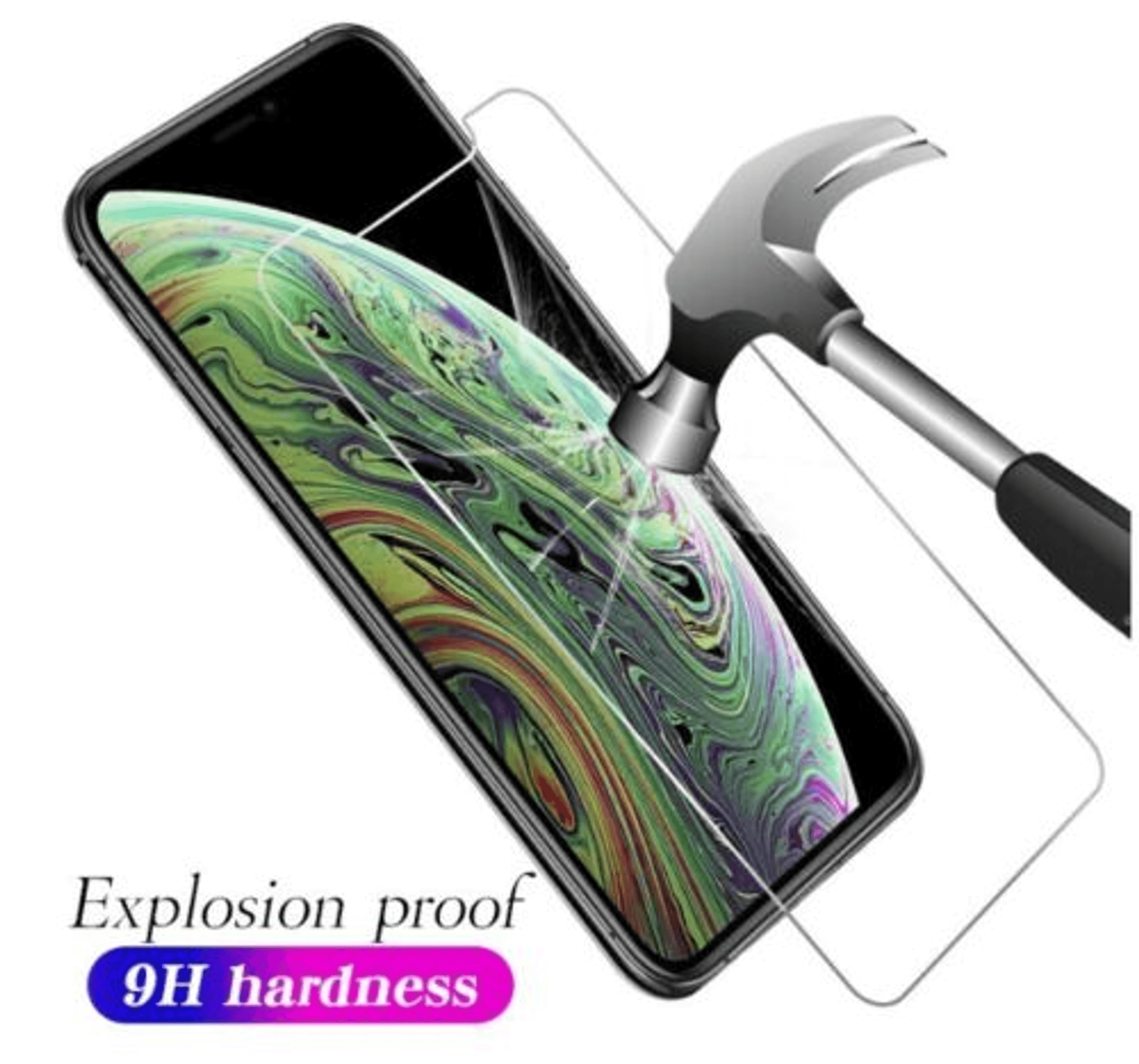Tempered glass screen protector for iPhone 13 mini, 9H hardness glass, installation kit