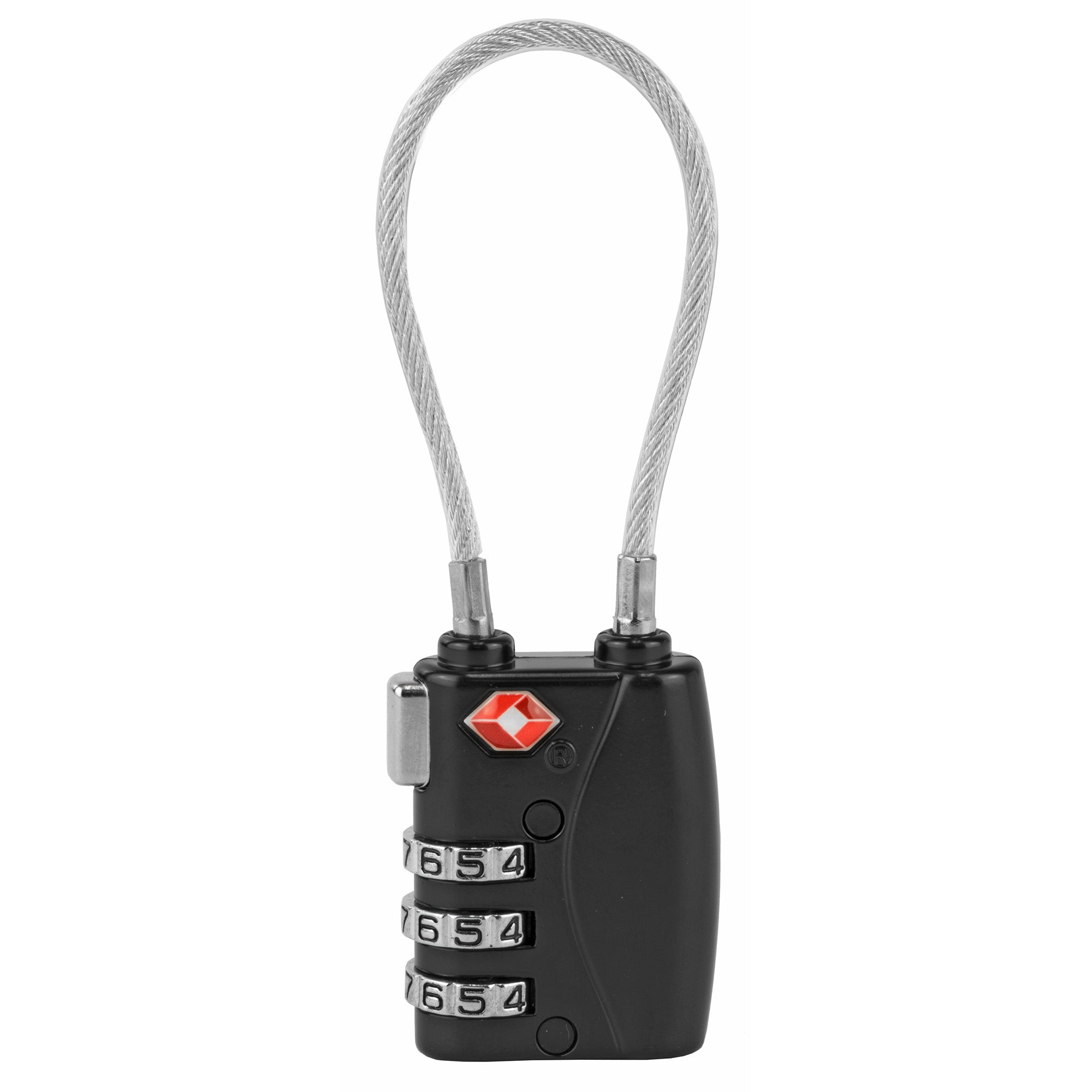 Fsdc 3-dial Tsa Combo Cable Lock - GreatEagleInc