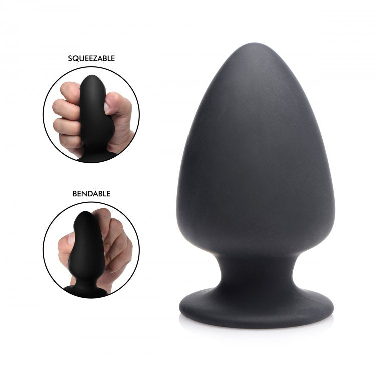 Squeeze-it Silexpan Anal Plug Black