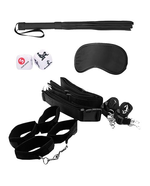 Shots Ouch Bondage Belt Restraint System - Black - GreatEagleInc