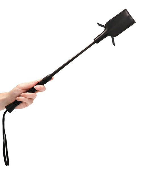 Shots Ouch Rectangle Crop W/lace - Large Black - GreatEagleInc