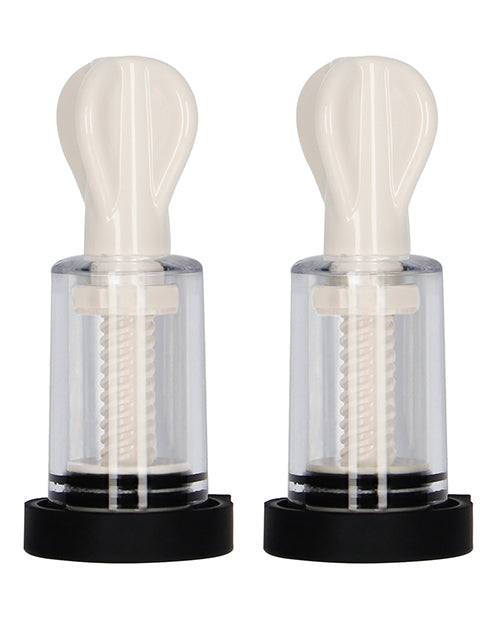 Shots Electroshock Nipple Suckers - Clear - GreatEagleInc