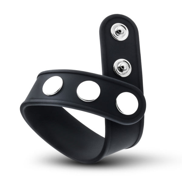Performance Vs5 Silicone 3 Snap Cock Strap Black - GreatEagleInc