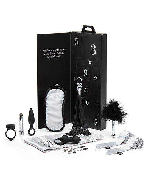 Fifty Shades Of Grey Pleasure Overload 10 Days Of Play Gift Set Black - GreatEagleInc
