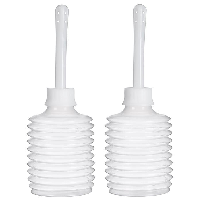 Cloud 9 Fresh + Portable Anal Enema Douche 3.3 Oz Ez Squeeze Bulb 2 Pack - GreatEagleInc