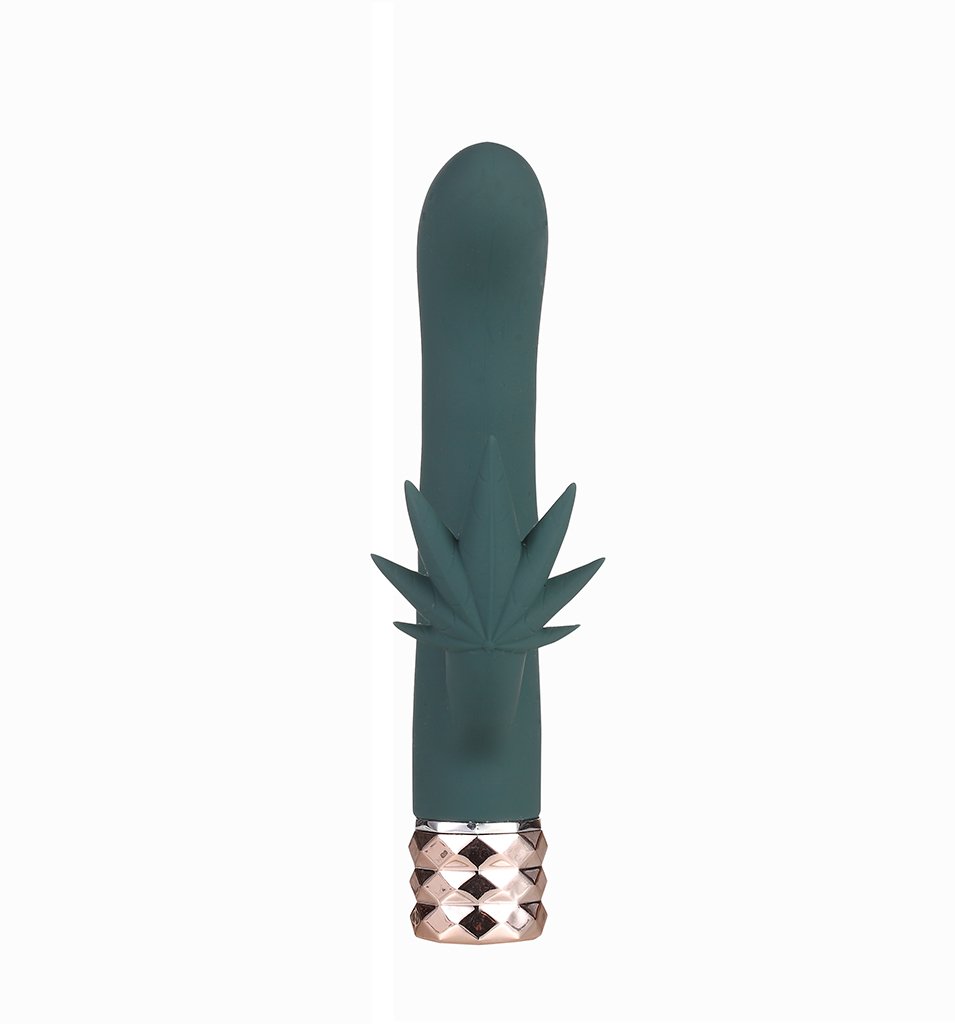 Kusha 10 Function Rechargeable Silicone Cannabis Rabbit - Adult Products